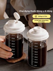 KuaKe | Chai Đựng Thuốc Thảo Dược Có Thể Sử Dụng Lại An Toàn Khi Sử Dụng Lò Vi Sóng
