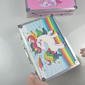 145 PCS Watercolor Pen Set Childrens Color Pen Box Art Painting Crayon Marker Pencil Stationery Supplies Birthday Gift