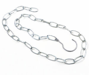 Metal chain 120cm with 1 side hook Stainless steel storage chain for drying clothes and clothes