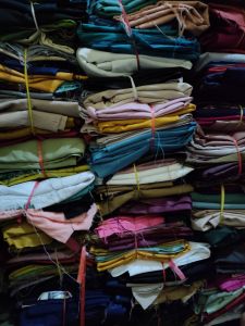 KAIN KILOAN KATUN TOYOBO CAMPUR WARNA ARAHAN ROK