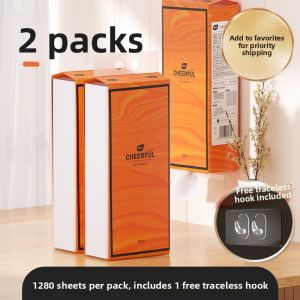 MONLEYTA | Hanging Paper Towel Holder Air Cushion Dispenser Home Use Whole Box Handkerchiefs Napkins Large Pack Hand Drying Toilet Paper