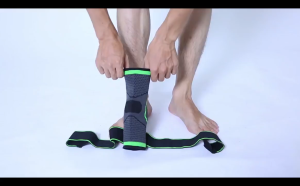 Băng thun bảo vệ mắt cá châncổ chân AOLIKES A-7529 dệt 3d cao cấp pressurized elastic ankle