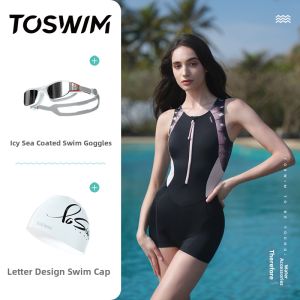toswim | Slimming and Modesty Cover-Up Female Flat-Angle Swimsuit