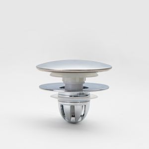 Universal Pop-Up Bathroom Sink Stopper Odor-Resistant Press-To-Close Drain Plug Hair Catcher Strainer for Washbasin Accessories