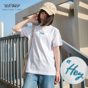 Pure White Cotton Short Sleeve Womens T-shirt Loose Fit Solid Color Base Layer Shirt Inner Wear Summer Top Korean Style round Neck