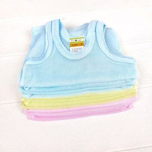 FATIMAHOUTFITHIJAB - (GROSIR) PAKET 6PCS / 12 PCS / 1LUSIN Singlet Bayi Balita Polos Warna Halus