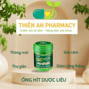 ỐNG HÍT DƯỢC LIỆU OPC GIÚP THÔNG MŨI GIẢI CẢM THƯ GIẢN
