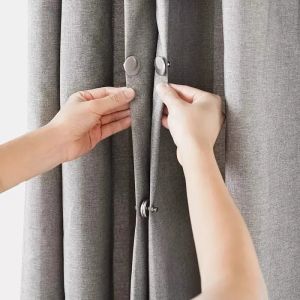 Strong Magnetic Clips Grab a Curtain Parts Bedroom Curtains Accessories Flexible Rails for Curtains Curtain Tongs Pin Magnets