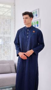 JUBAH AL-HABIB ANAK LAKI LAKI USIA 12 TAHUN/ gamis embos anak laki laki
