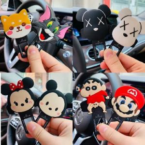 หัวเข็มขัดนิรภัยลายการ์ตูน 1 อัน เพื่อตัดสัญญาณกันขโมยกระดิ่งปลอม สีเขียว สำหรับกระดิ่งใหญ่มาก 1 รูปแบบ