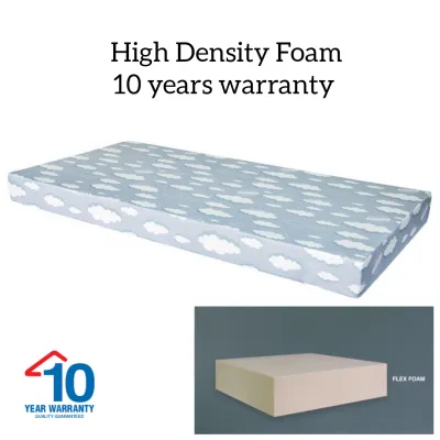 Mandaue Foam Flex Foam Mattress 10 YEARS WARRANTY ( Single Semi Double Double Queen King Super King Customized size)