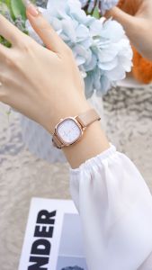 REBIRTH Jam Tangan Wanita Elegan Mode Kasual Simple Tali Kulit Jam Tangan Cewek Korean style COD
