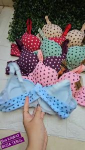 Bh bra kawat kotak 3518 /Bh Kawat /Busa Tebal / Size 32-38 / Real Picture
