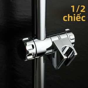 Giá Đỡ Vòi Sen Đa Năng Có Thể Điều Chỉnh 1/2PC Giá Đỡ Thanh Ray Phòng Tắm Có Kẹp Trượt Nâng Vòi - Phụ Kiện Vòi Sen Cầm Tay