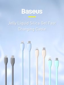 Cáp sạc Baseus Jelly Liquid Silica gel Fast Charging CAGD 20W Type-C to iP
