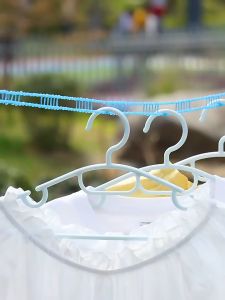 3/5/8/10M Clotheslines Hanging Rope Non Slip Windproof Non Perforated Nylon Thickened For Outdoor