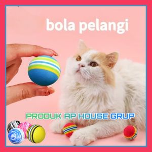 PET RAINBOW BALL - BOLA PELANGI KUCING