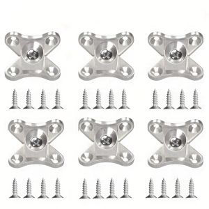30 Miếng Hợp Kim Kẽm Hình Bướm Góc Bộ Giá Đỡ Có Thể Tháo Rời Kết Nối Có Vít Cho Đồ Nội Thất Chế Biến Gỗ