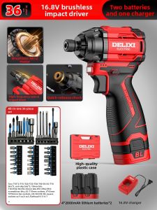 DELIXI | Cordless Brushless Impact Electric Screwdriver