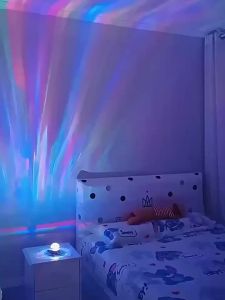 16 Colors LED Starry Sky Galaxy Northern Lights Projector Light Auto Rotate Remote Control USB Powered Ambient Night Light Decor