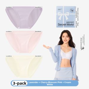 Secret World | Low-Waist Pure Cotton Briefs