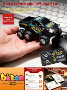 Mini RC Off-road Car Alloy 1:64