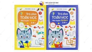 Sách - Trò Chơi Toán Học - Rèn Luyện Tư Duy Cho Bé 3-6 Tuổi ( Tập 1+2 )