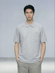 Jack Jones | Casual Comfortable Waffle Polo Shirt