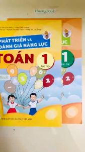 Sách - Combo phát triển và đánh giá năng lực toán 1 - tập 1 +2 - ĐN