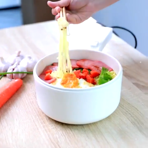 [รับประกัน5ปี] หม้อไฟฟ้า 2 ชั้น 350-3000W เมนูที่ตั้งไว้ 7 เมนู ระบบจองอัจฉริยะ ด้านบนนึ่งด้านล่างต้ม ปากกว้างใหญ่ 20cm เหมาะสำหรับ 1-5 คน ด้ามจับยาว กันลื่นและกันน้ำร้อนลวก เคลือบกันติด ผัด ทอด อุ่น หม้อไฟฟ้ อเนกประสงค์ ไม่ติดหม้อ หม้อสุกี้ หม้อต้มไฟฟ้า