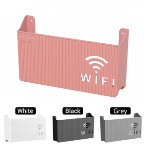 Wifi Router Hanging Wall Shelf No-punch Installation Router Rack Router Holder Storage Box