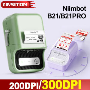 Niimbot B21 B21PRO Mini Adhesive Label Printer Wireless Portable Thermal inkless Maker Photo Barcode PriceTag Sticker 200 300dpi
