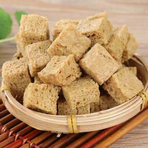 Gluten Cubes Dried Tofu For Cold Noodles Hot Pot Restaurant Salads Commercial Ingredients