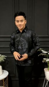 Batik Pria Lengan Panjang Kemeja Lengan Panjang Batik Pekalongan