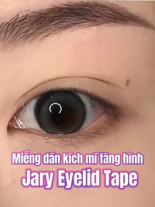 Miếng Dán Kích Mí Jary Tàng Hình Bám Dính Cao Cho Mí Mắt To Tròn Tự Nhiên 40 Miếng Tặng Kèm Nhíp