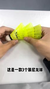 Quả cầu lông Set 3 quả cầu NHỰA có HỘP ĐỰNG - QUÀ TẶNG KÈM KHI MUA VỢT CẦU LÔNG BOSIKA