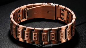 กำไลฟื้นพลังงานดีไซน์ไขว้ทองแดงแท่งปรับได้สร้อยข้อมือแม่เหล็กพร้อมแม่เหล็ก57อันทรงพลังสำหรับโรคข้ออักเสบ Relief เจ็บปวดการไหลเวียนและสุขภาพ