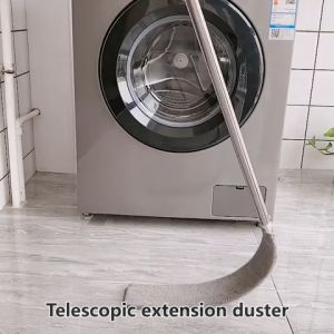 Losaria Retractable Dust CleanerFlexible Microfiber Hand Duster Removable Washable Gap Cleaning Brush for Home Kitchen