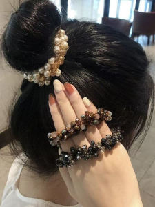 High Elasticity Crystal Bracelet Hair Ties Ball Headbands Luxury Hair Accessories Korean Style Hair Ornaments Fashion Jewelry