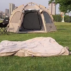 [SG Stock] Inflatable Air Bed Mattress Built In Integrated Cordless Pump Thick Camping Super Single Queen