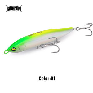 KINGDOM | Kingdom Stickbait Fishing Lure 140mm 54g Sinking Pencil Saltwater Lure Long Casting Trolling Artificial Bait Seabass Wobblers