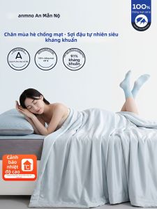 Anmino | Chăn Mùa Hè Chống Khuẩn Giặt Được Bằng Cotton