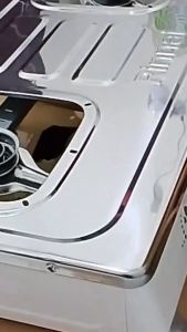 Kompor 2 Tungku Rinnai RI 602E White Stainless Steel