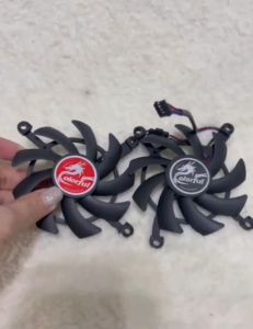 พร้อมส่ง พัดลมระบายความร้อนการ์ดจอ สำหรับ GTX 1650 1660 RTX 2060 1 คู่ 4 pin