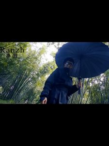 Sean Fashion Black Samurai Umbrella Katana Sword Handle Strap Long Umbrella Classic Retro Umbrella Waterp