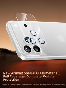 YOULANG | AR Anti-Reflection Camera Lens Protector for iPhone 17Pro and 17ProMax with Cover Integrated Design