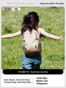 CAMEL | Balo Đi Phượt Ngoài Trời