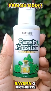 Pansit Pansitan Liniment Herbal Oil for Gout Arthritis & Muscle Pain