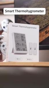 Cảm Biến Nhiệt Độ Và Độ Ẩm Tuya WiFi RF433 Với Màn Hình Hiển Thị Nhiệt Kế Môi Trường Xung Quanh Hoạt Động Với Alexa Google Home Cho Hệ Sinh Thái Nhà Thông Minh