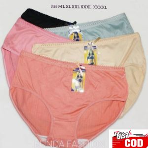 6pcs Celana Dalam Perempuan Jumbo Bisa Dipakai Ibu Hamil